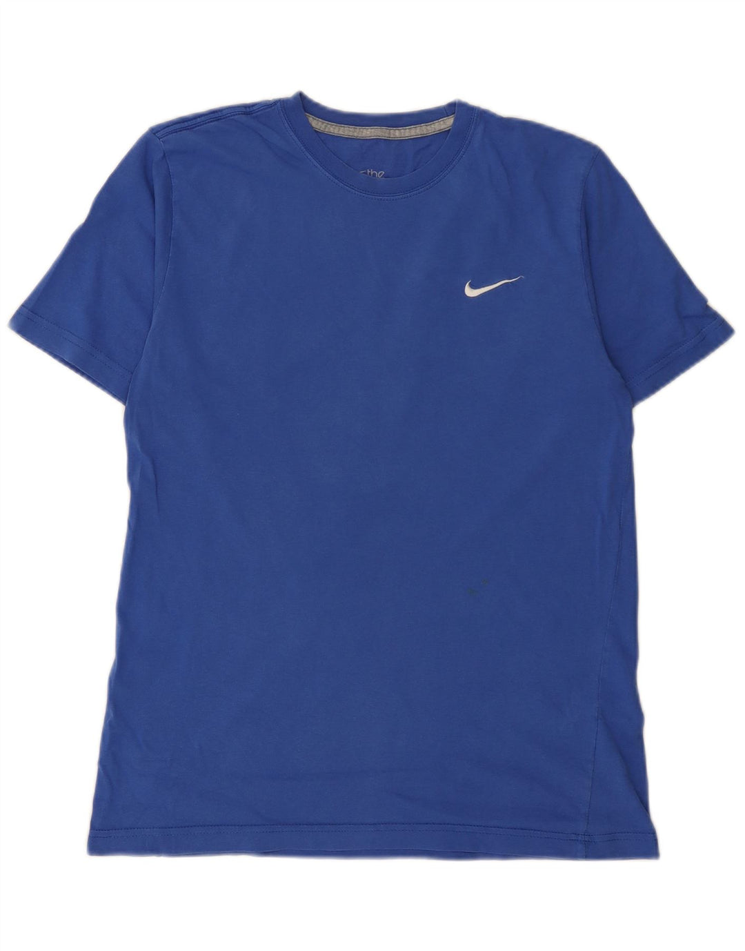 Nike T-shirt coupe classique en coton bleu moyen pour homme
