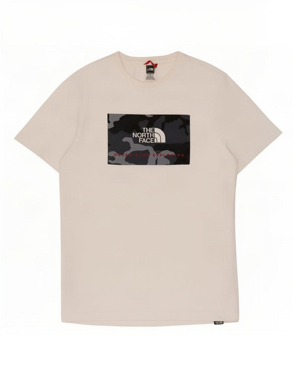 The North Face T-shirt graphique pour hommes, petit, en coton blanc