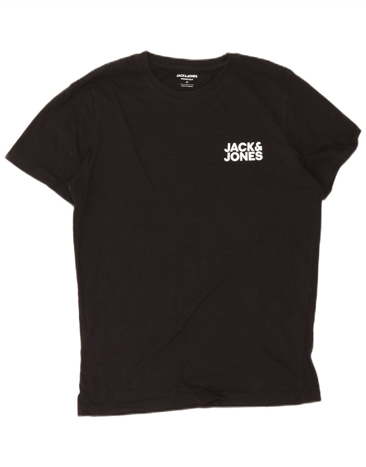 Jack & Jones T-Shirt Homme Noir Moyen Coton