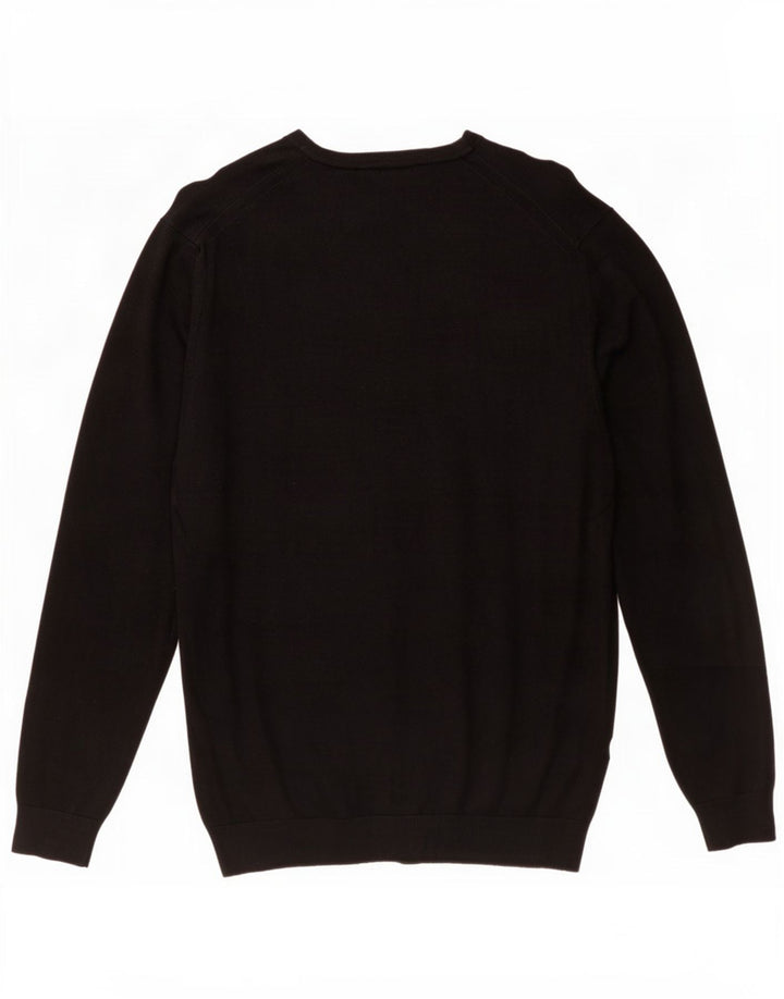 Zara Pull ras du cou pour homme, grand, noir