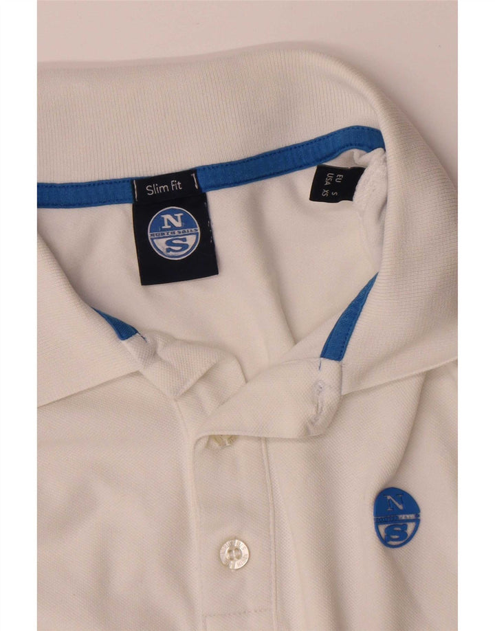 North Sails Polo Slim Fit Homme Petit Coton Blanc