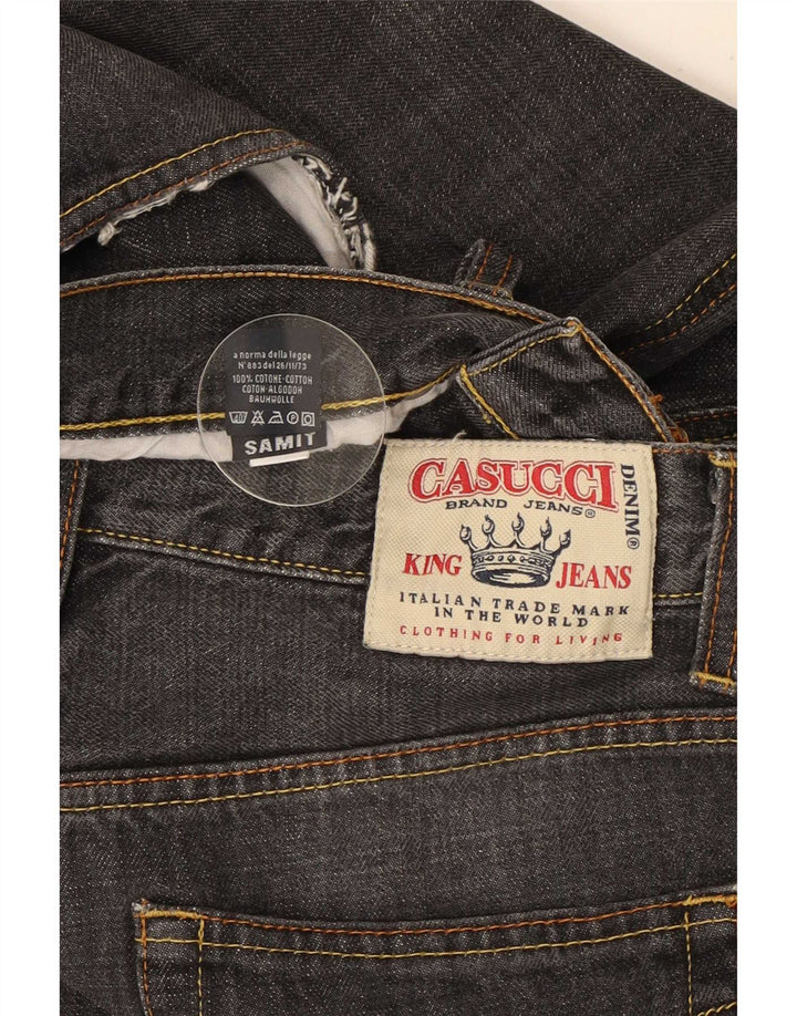 Casucci Jean droit homme IT 46 Small W32 L31 coton noir