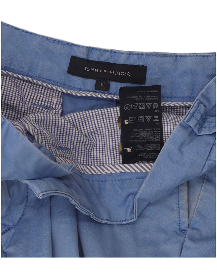 Tommy Hilfiger Short Chino Homme W31 Bleu Moyen Coton