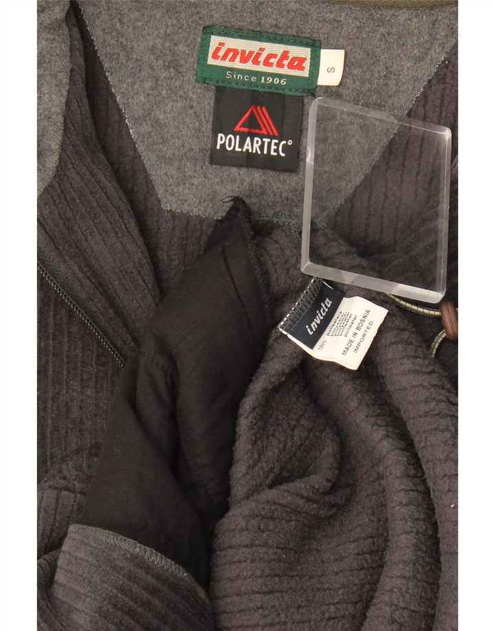 Invicta Veste de survêtement en velours pour homme Petit gris Polyester