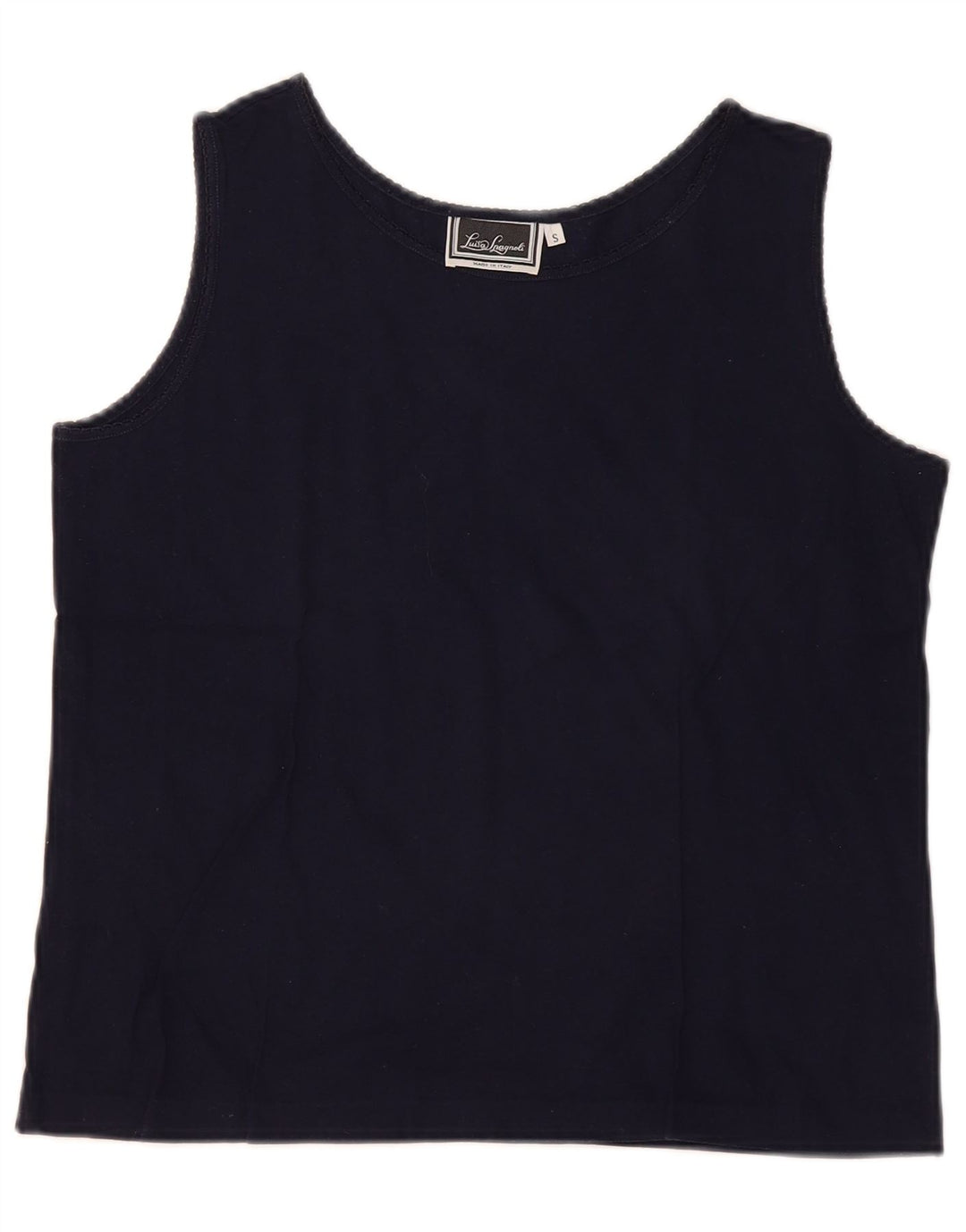 Luisa Spagnoli Débardeur pour femme UK 10 Small Bleu marine