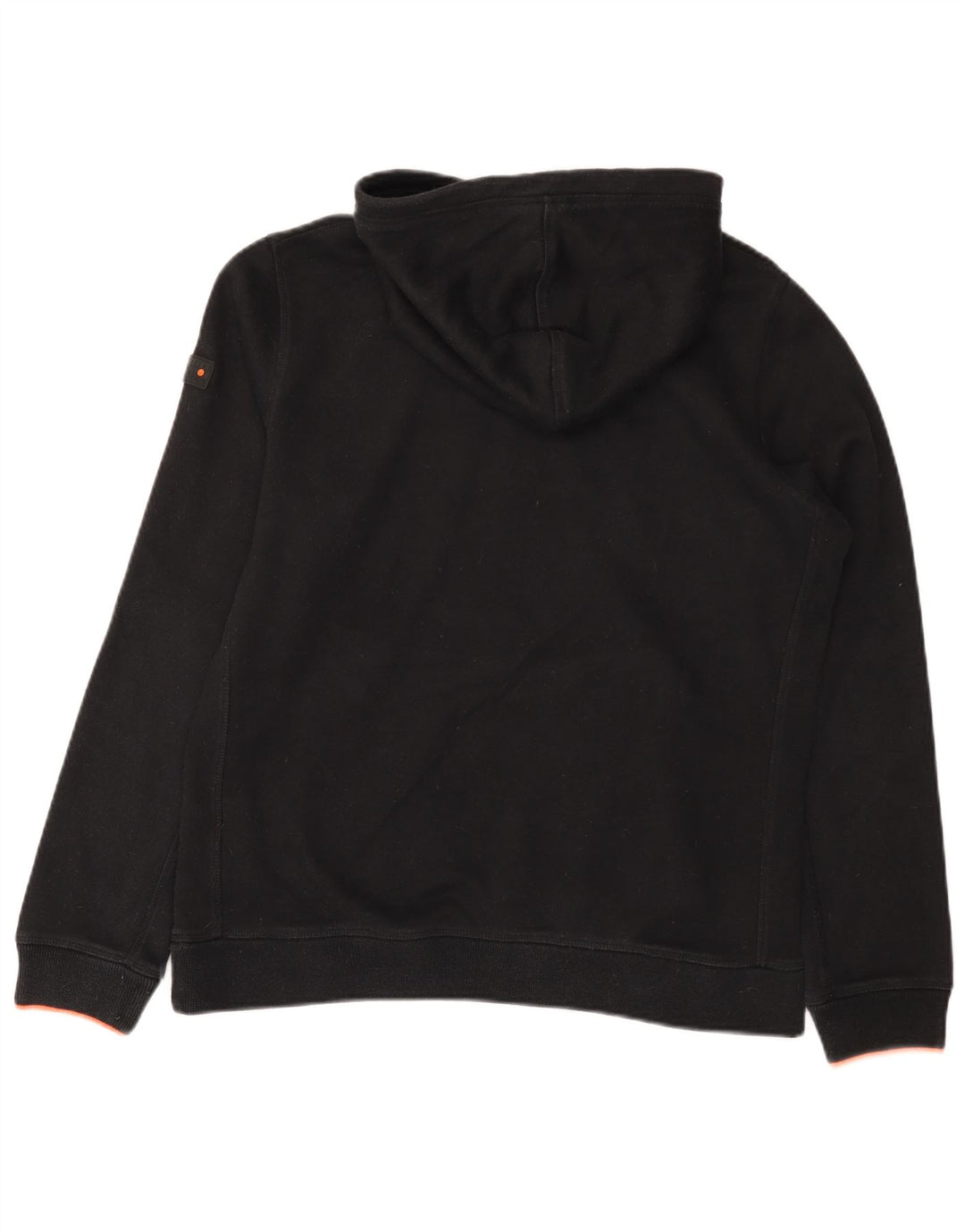 Superdry Pull à capuche pour homme Large Noir Polyester