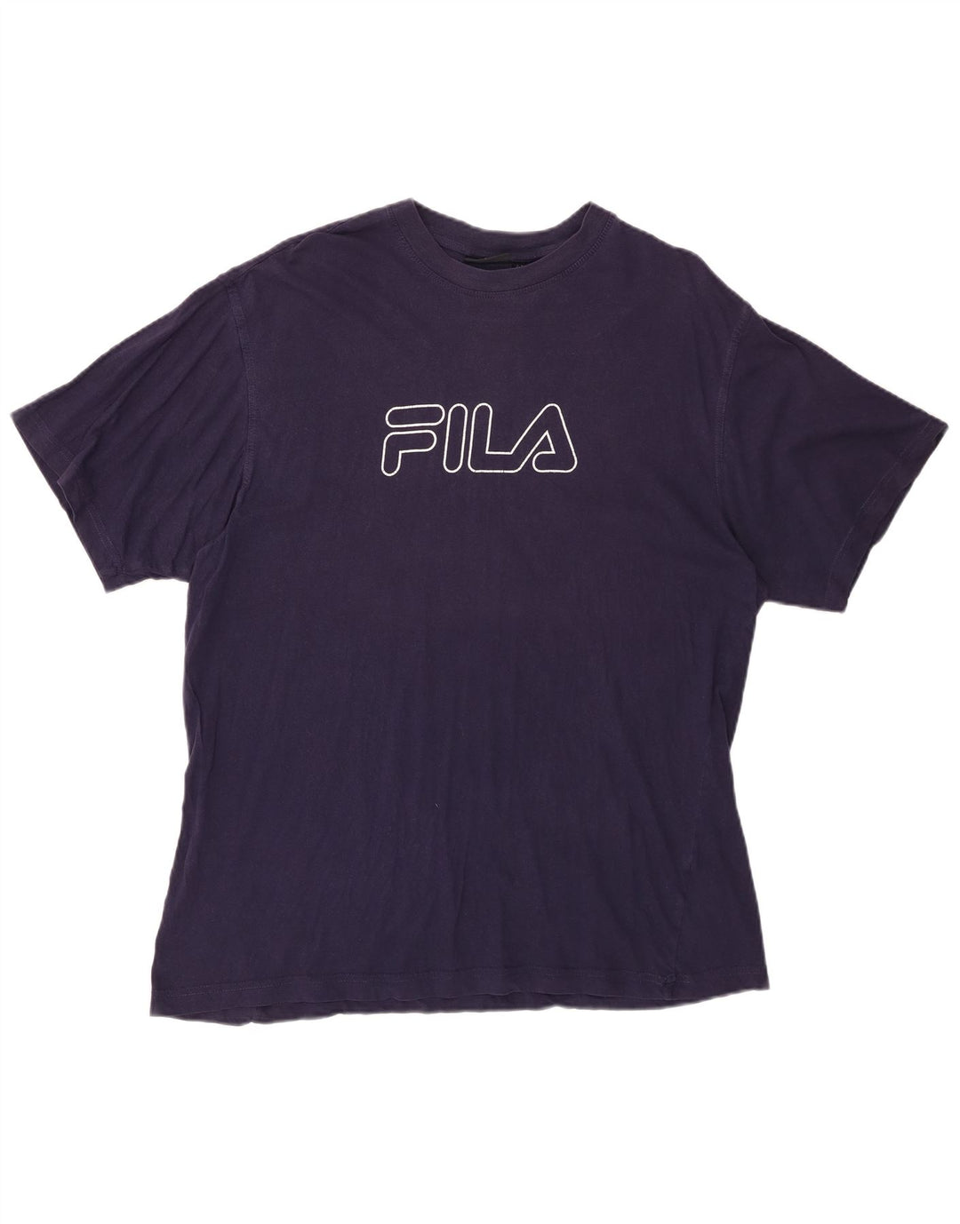 FILA T-Shirt Graphique Homme XL Bleu Marine
