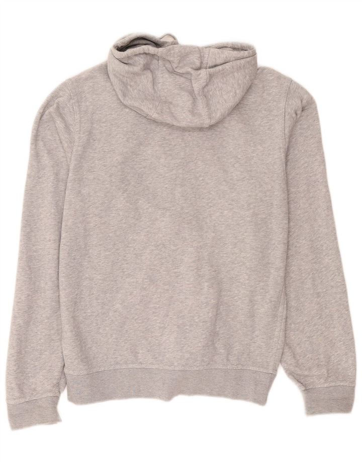 Nike Pull à capuche zippé pour homme Petit coton moucheté gris