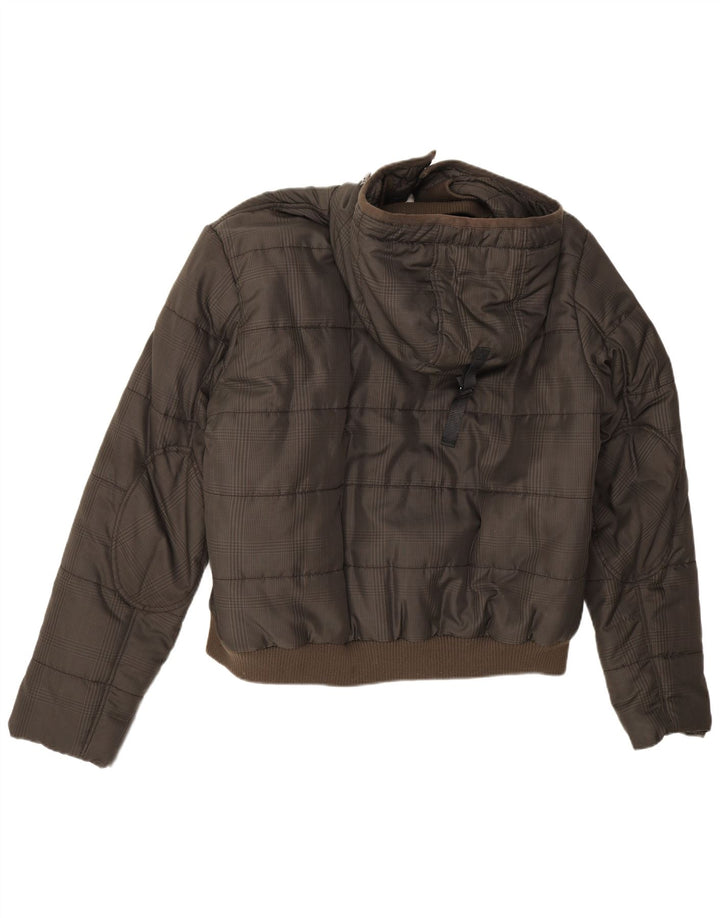 Marlboro Classics Veste matelassée à capuche pour homme EU 56 3XL Gris Polyester