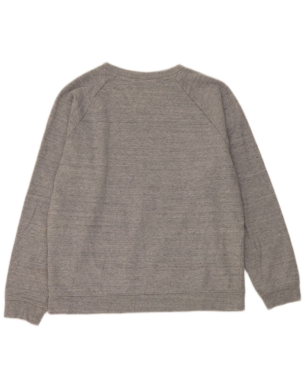 Levi's Sweatshirt Jumper UK 44 Femme Gris Moyen Moucheté Coton