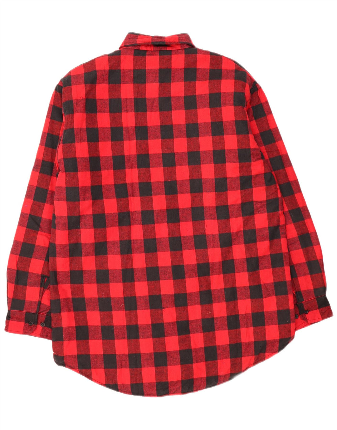 vintage Mens Lumberjack Flanelle Chemise Grand Rouge Vichy Coton