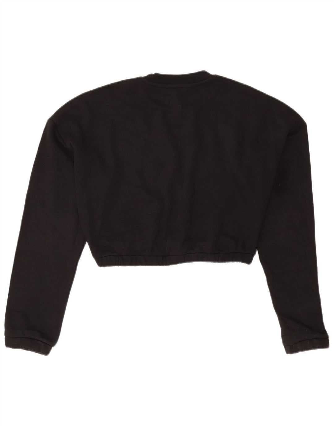 Adidas Sweat-shirt court surdimensionné pour femme UK 8/10 Petit Tencel Noir