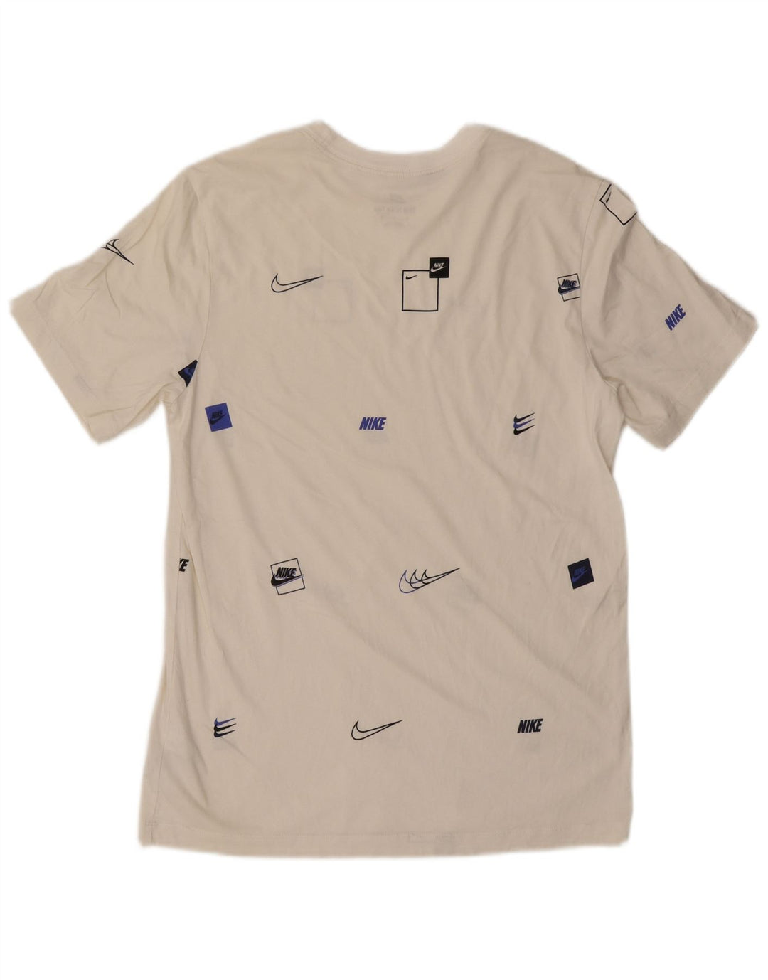 Nike T-shirt graphique pour homme en coton blanc moyen