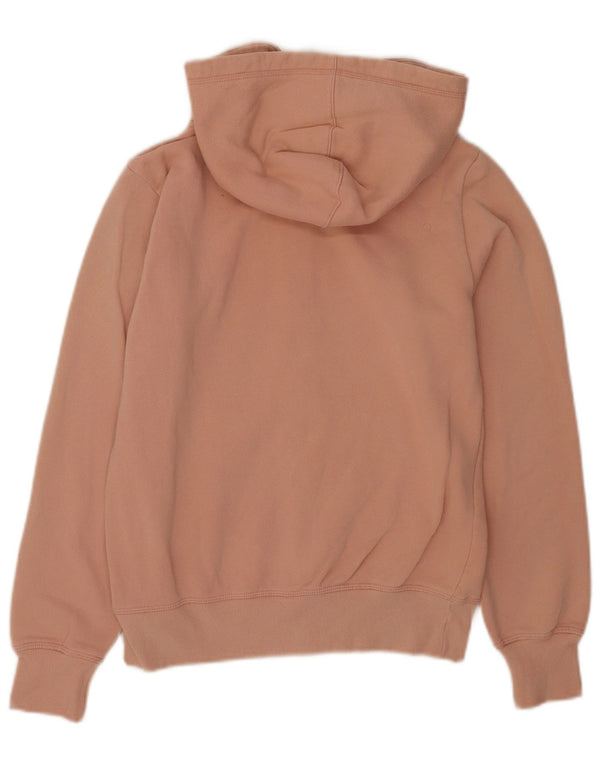 Champion Pull à capuche zippé pour femme UK 14 Coton rose moyen