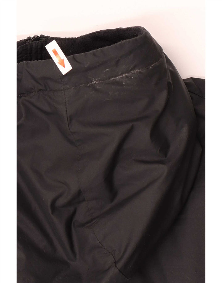 Nike Veste coupe-vent à capuche pour homme UK 40 Large Noir Colorblock Polyester