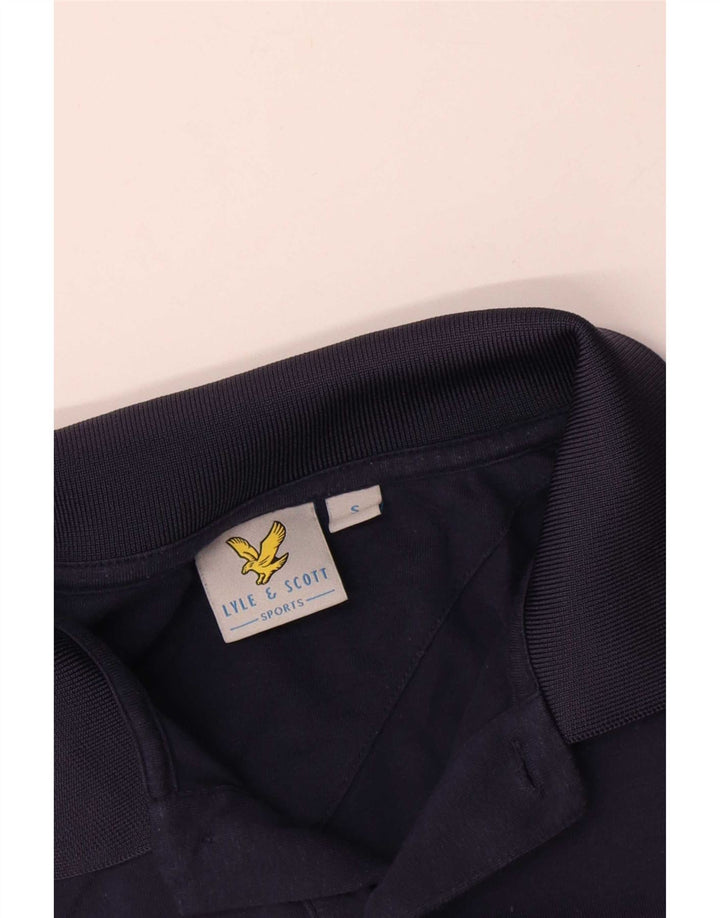 Lyle & Scott Polo Homme Petit Bleu Marine Coton