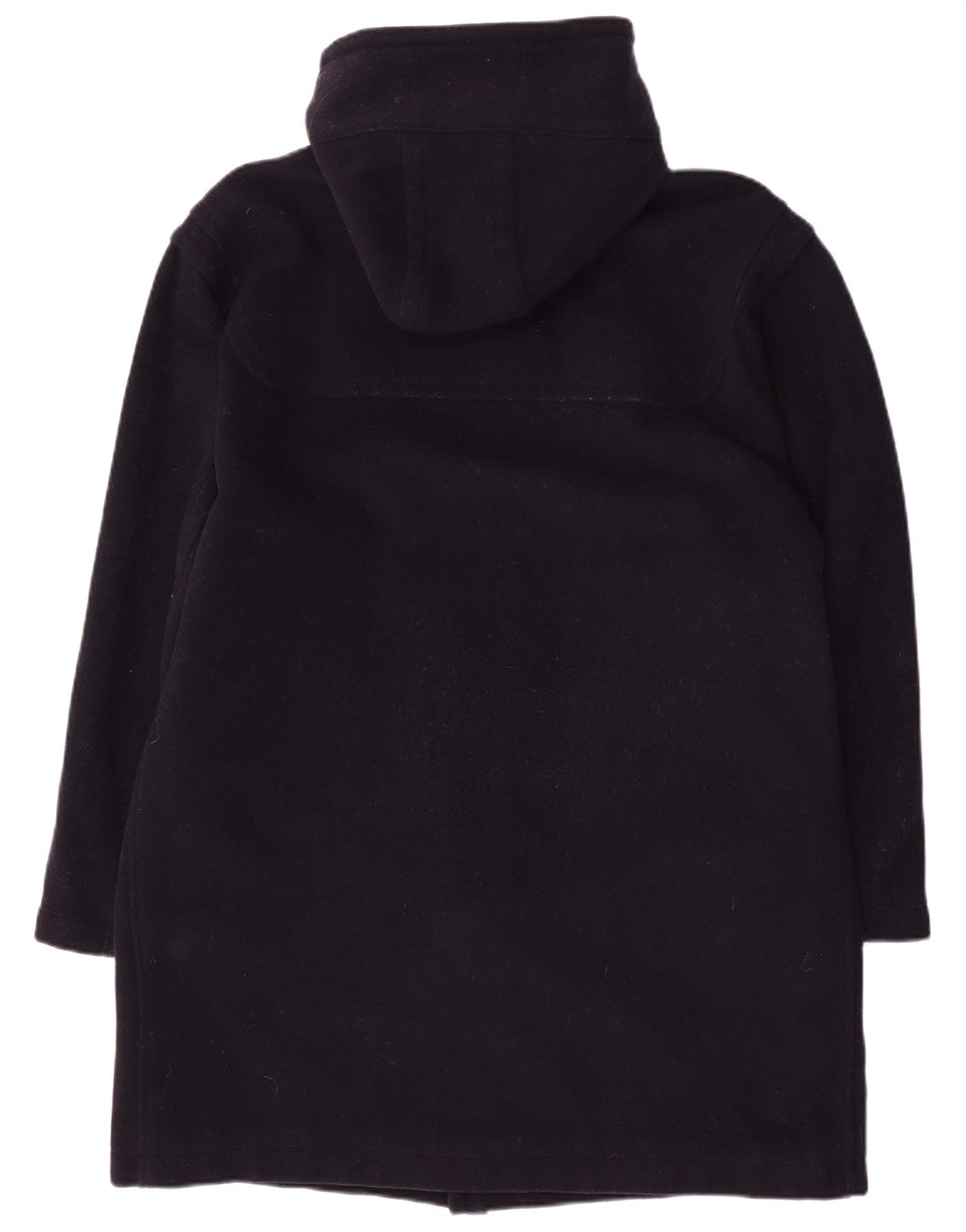 Sisley Duffle-coat à capuche Relaxed Elegance pour homme UK 36 Small Bleu marine en laine