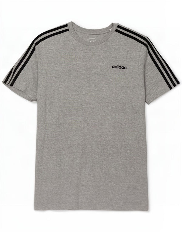 Adidas T-Shirt Top Garçon 15-16 ans Gris Coton