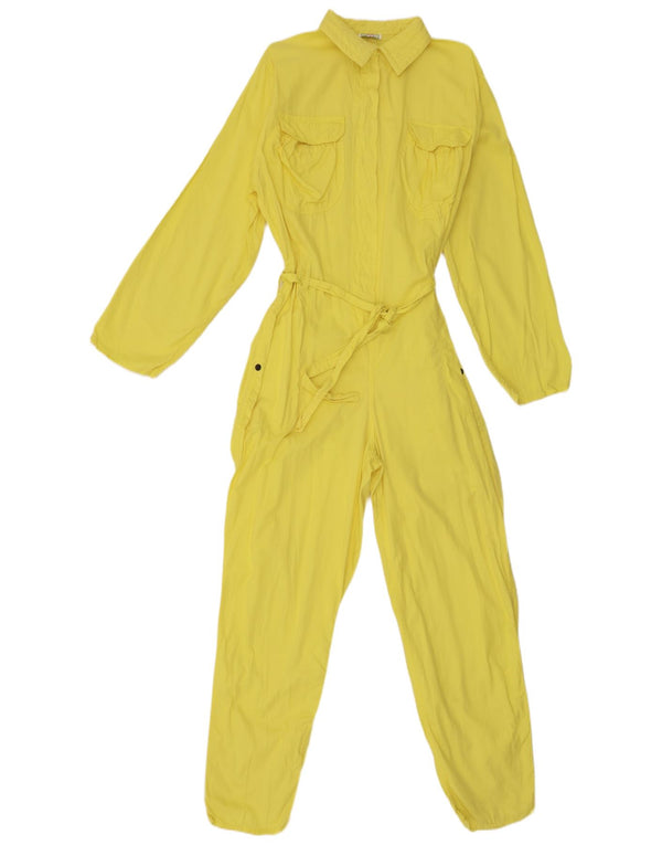 Benetton Combinaison à manches longues pour femme UK 14 Large W32 L28 Jaune