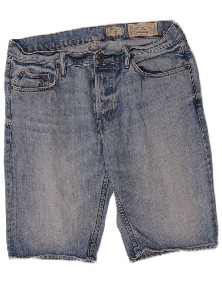 All Saints Short en Jean W32 Bleu Moyen Coton Homme