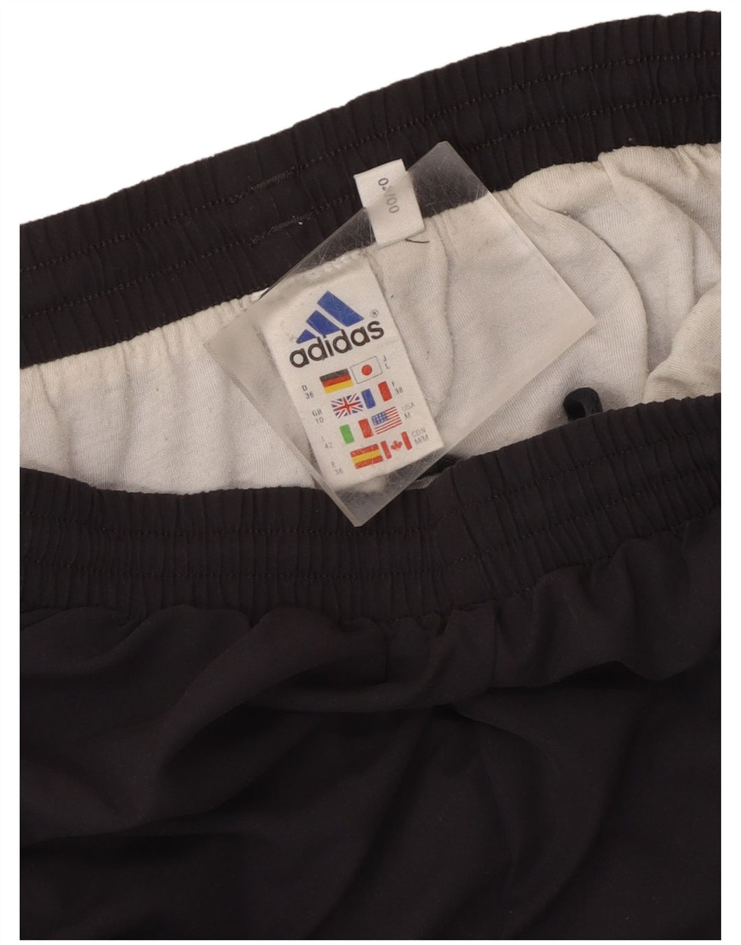 Adidas Pantalon de survêtement pour femme UK 10 Small Bleu marine Polyester