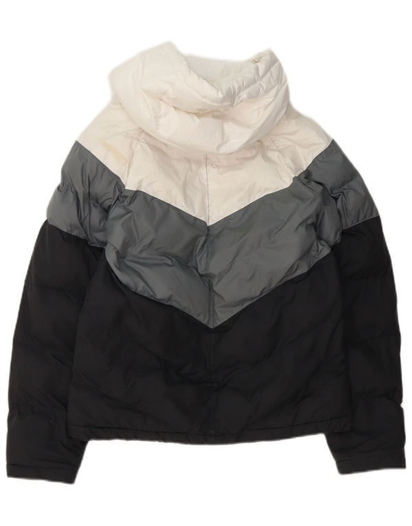 Nike Veste matelassée à capuche pour garçon 12-13 ans Large Multicolore Colourblock