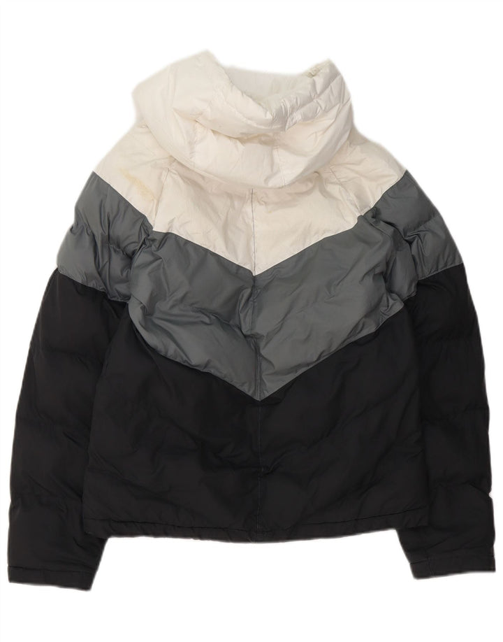 Nike Veste matelassée à capuche pour garçon 12-13 ans Large Multicolore Colourblock