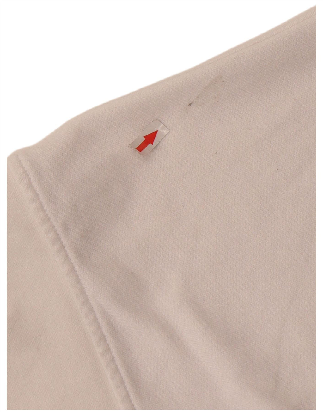 KAPPA Sweat-Shirt Graphique Homme Blanc Moyen Coton