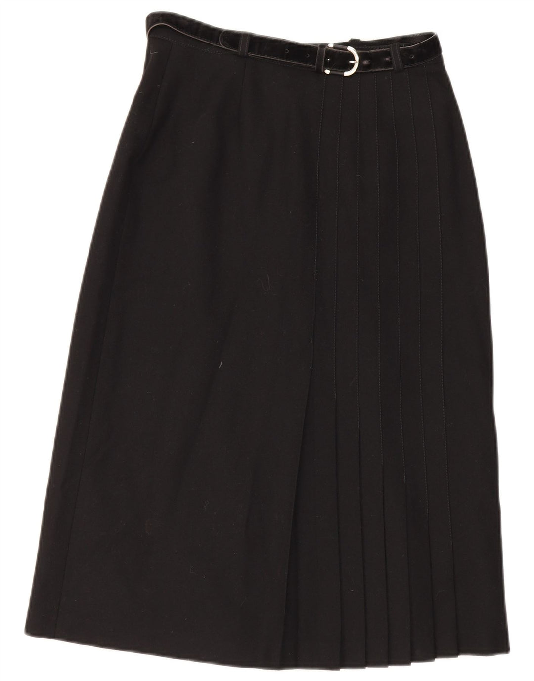 jupe trapèze vintage femme W28 noir moyen