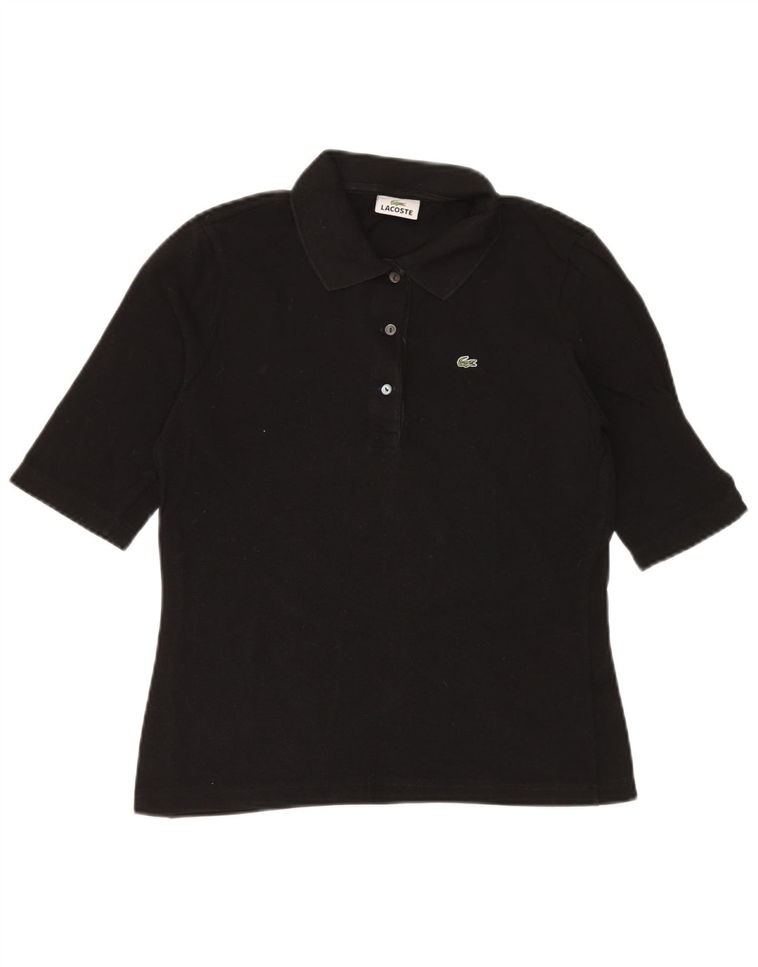 Lacoste Polo Femme Taille 42 Grand Coton Noir