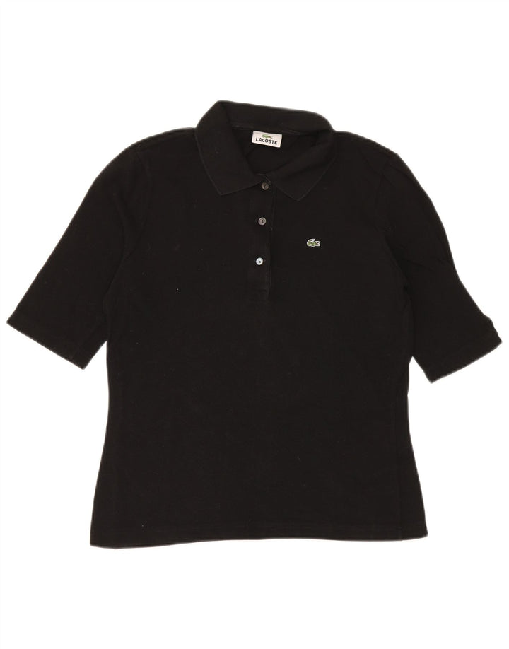 Lacoste Polo Femme Taille 42 Grand Coton Noir