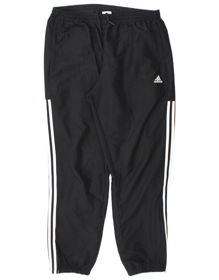 ADIDAS Pantalon de survêtement pour hommes Joggers Large Noir Polyester