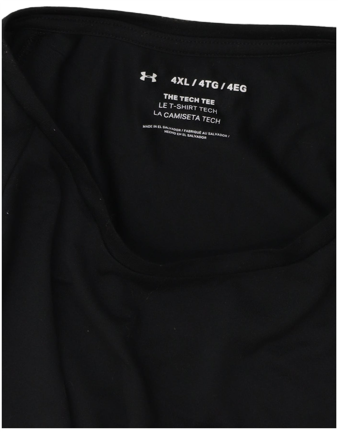 UNDER ARMOUR T-Shirt Homme Haut 4XL Noir