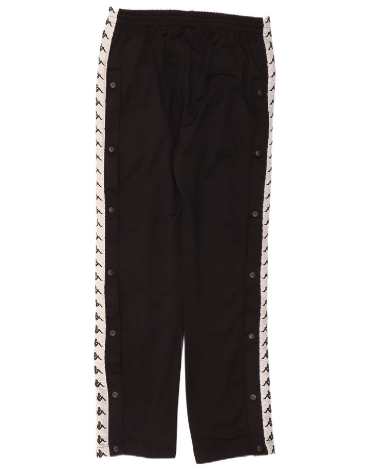 Kappa Pantalon de Survêtement Graphique Homme Noir Moyen Polyester