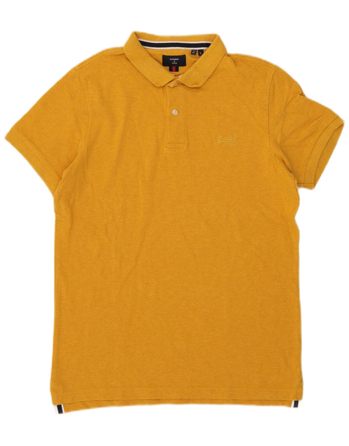 Superdry Polo Homme Grand Jaune