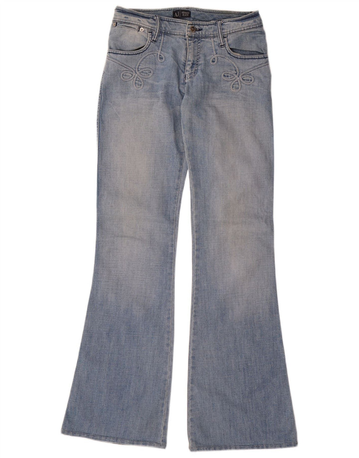 Armani Femme Jean Évasé W29 L35 Bleu