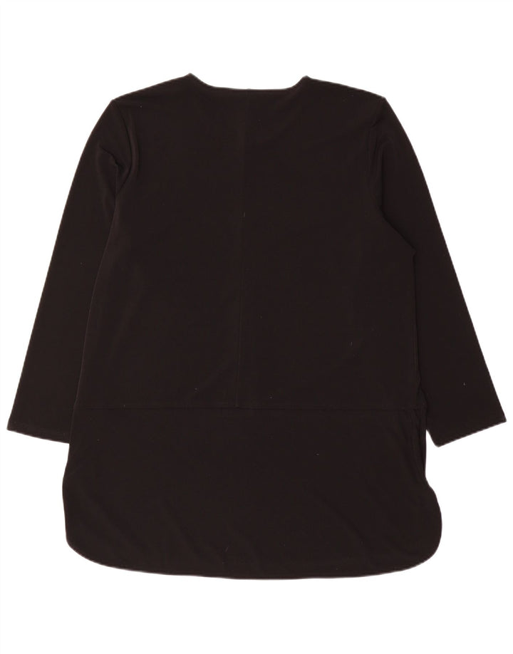 Ralph Lauren Tunique à manches 3/4 pour femme UK 16 Large Noir Polyester