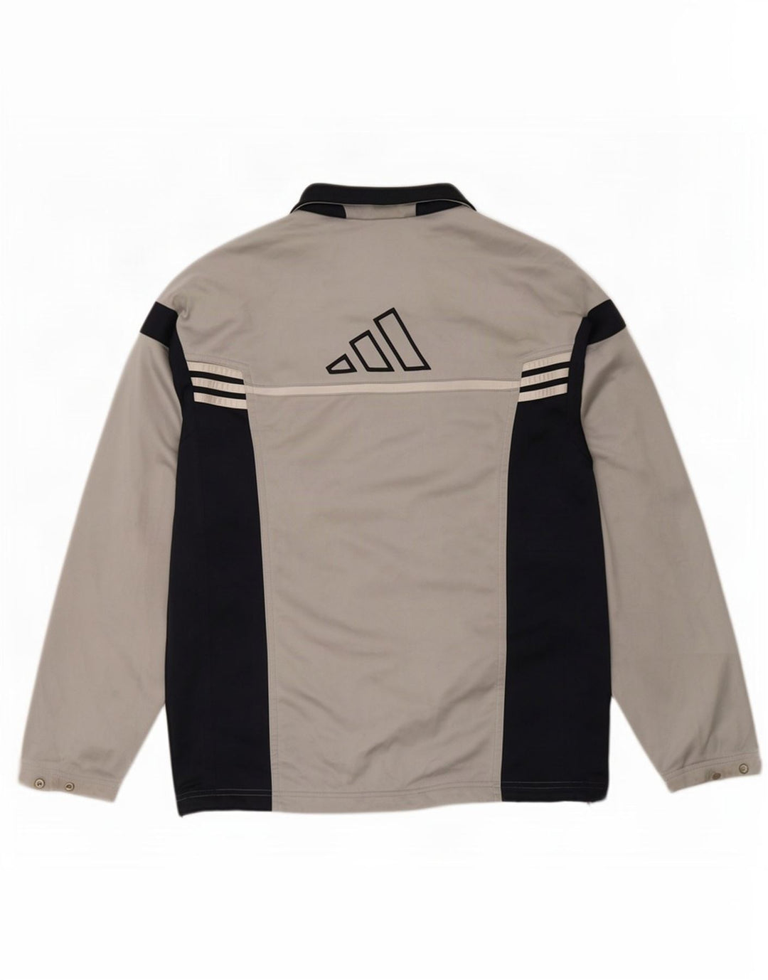Adidas Veste de Survêtement Graphique Homme Gris Moyen Polyester Colorblock