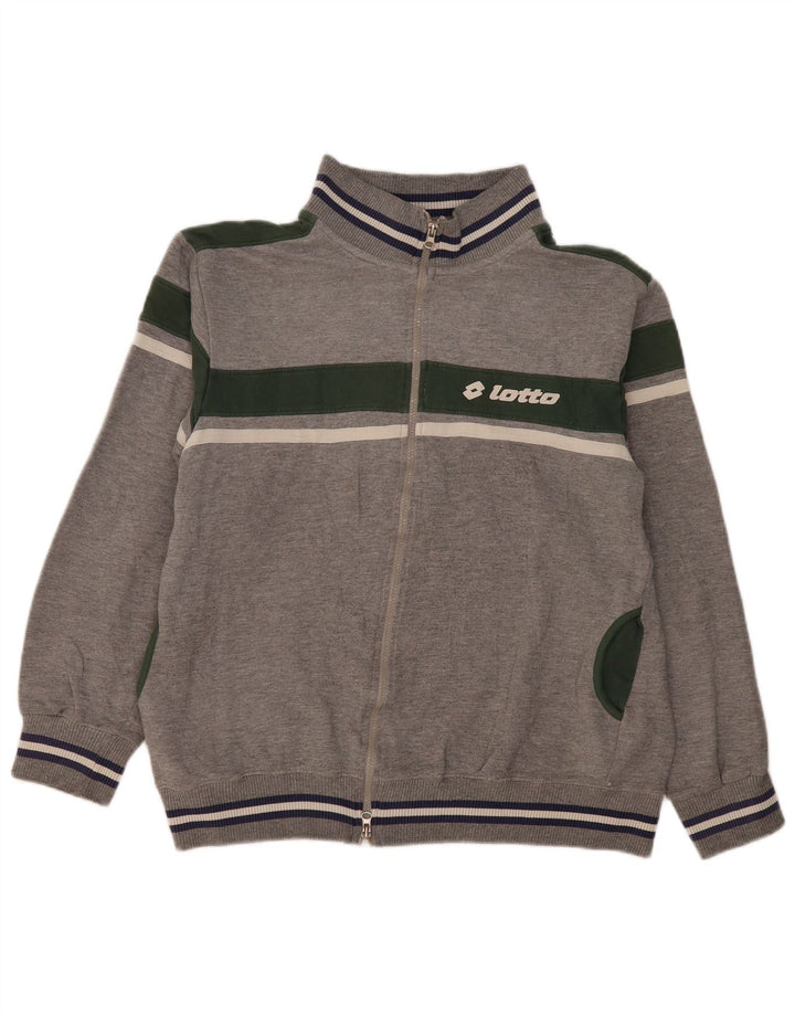 Lotto Veste de Survêtement Homme XL Gris Colorblock Coton