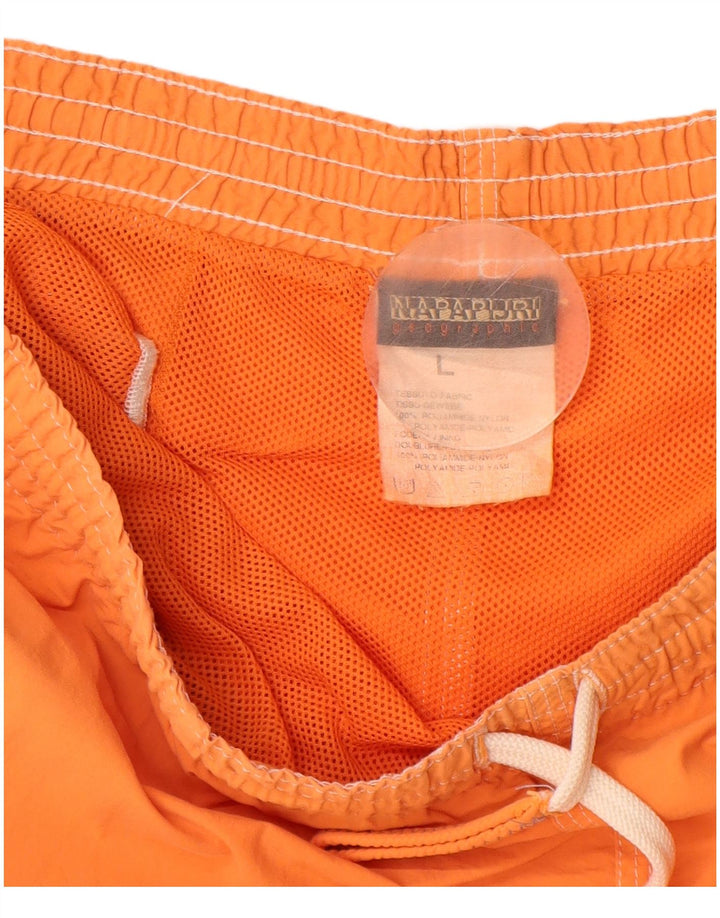 NAPAPIJRI Short de Bain Homme Large Orange Polyamide