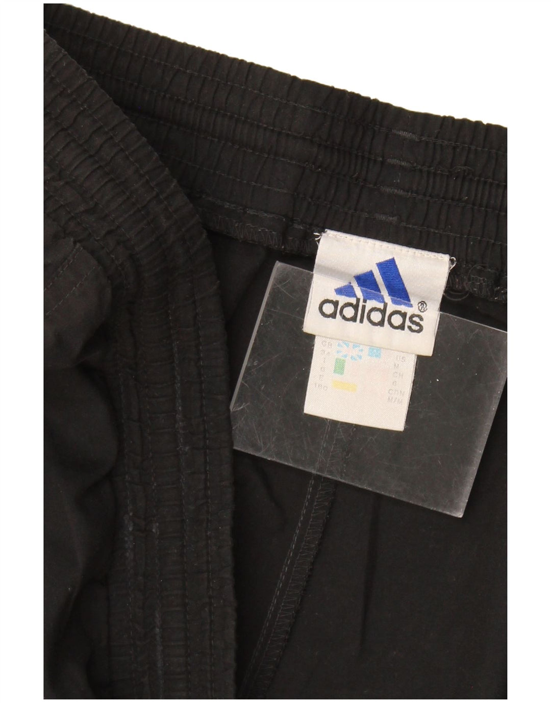 ADIDAS Mens Tracksuit Trousers Joggers Large  Black Polyester