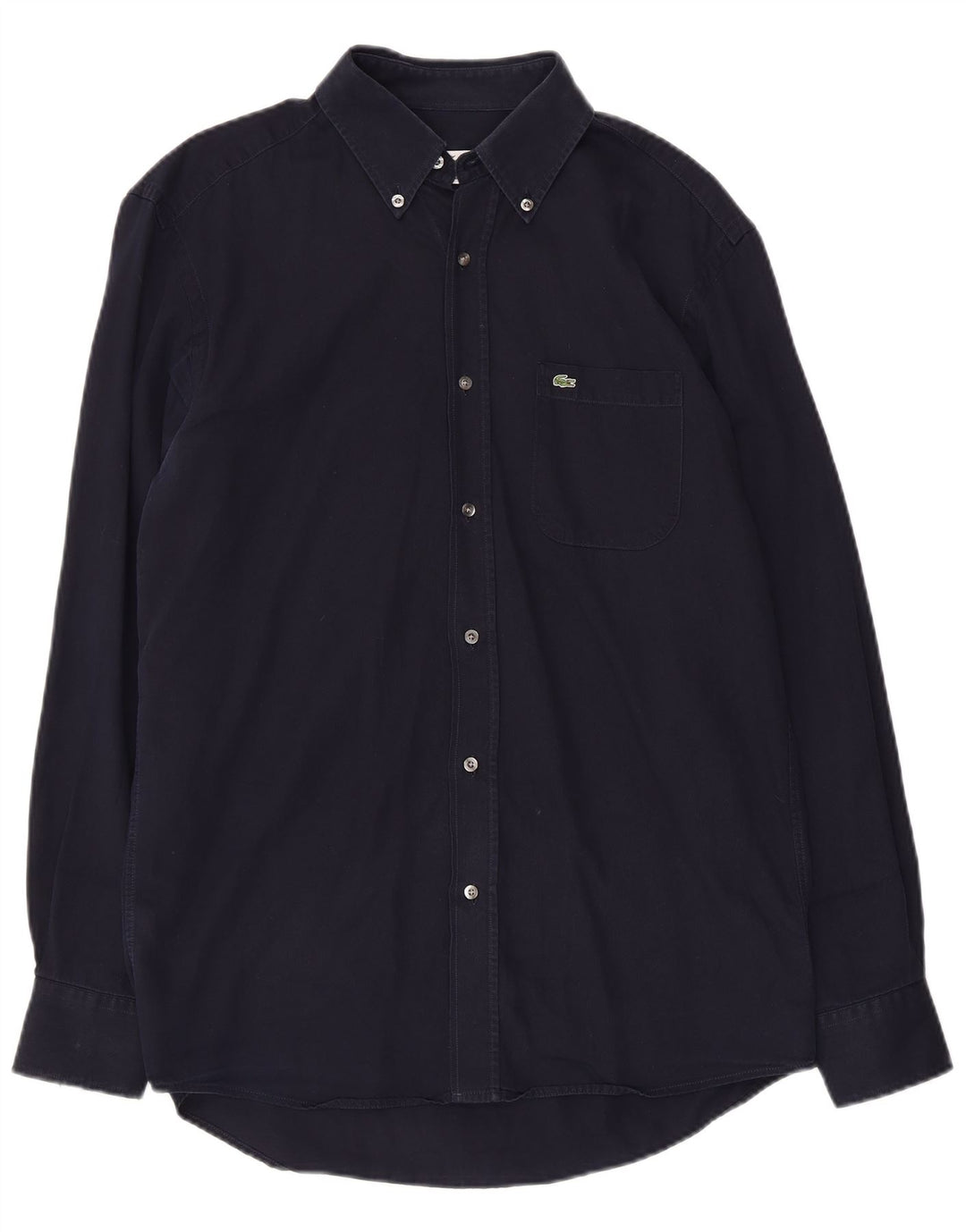 LACOSTE Chemise Regular Fit Homme Taille 40 Coton Bleu Marine Moyen