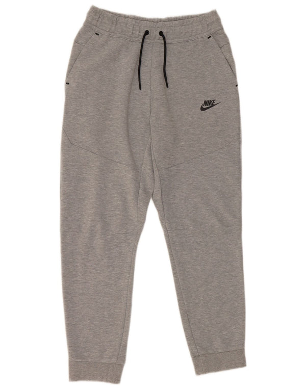 Nike Pantalon de survêtement pour garçon 12-13 ans Large Gris Moucheté Coton