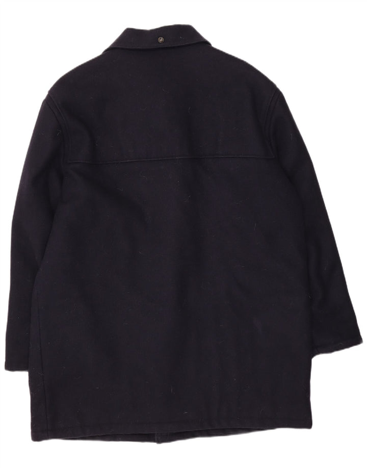 North Pole Duffle Coat Homme UK 42 XL Laine Bleu Marine
