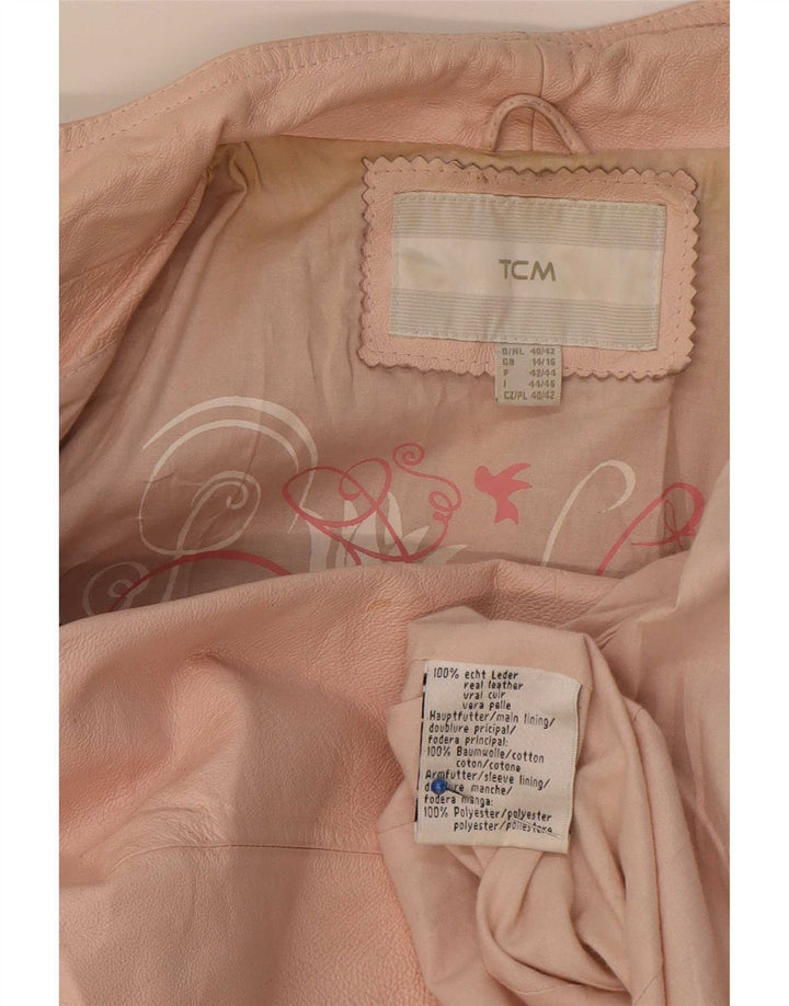 TCM Veste en cuir pour femme UK 14/16 Large Rose