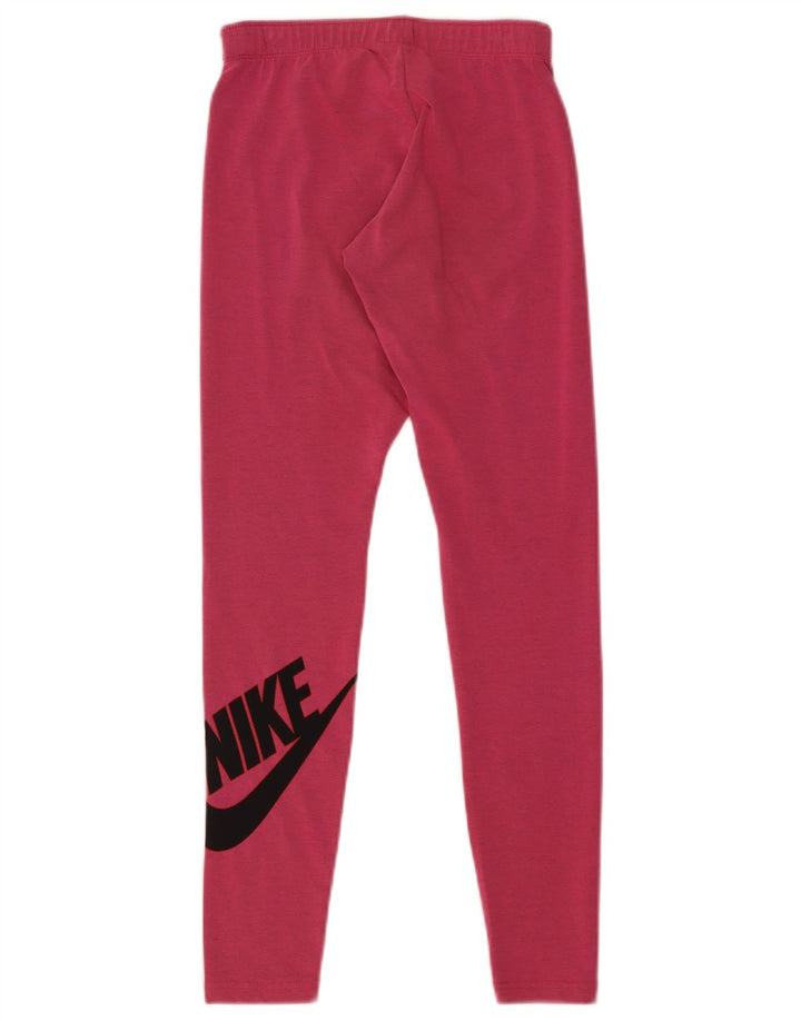 Nike Legging graphique pour femme UK 8 Petit coton rose