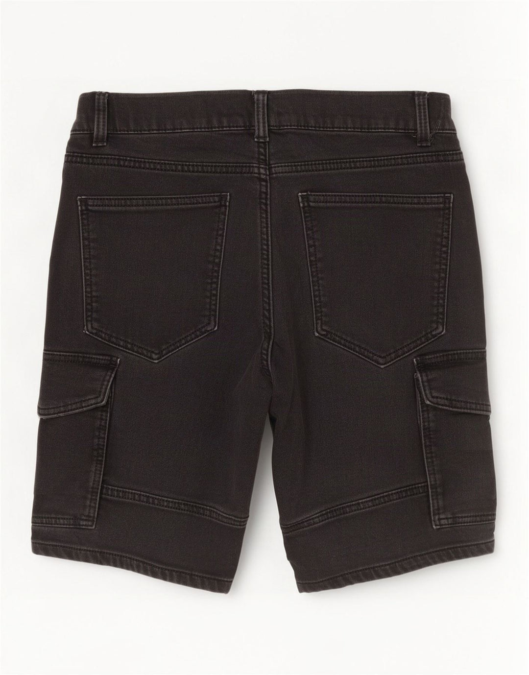 Zara Short cargo en jean pour homme EU 42 Large W32 Gris Coton