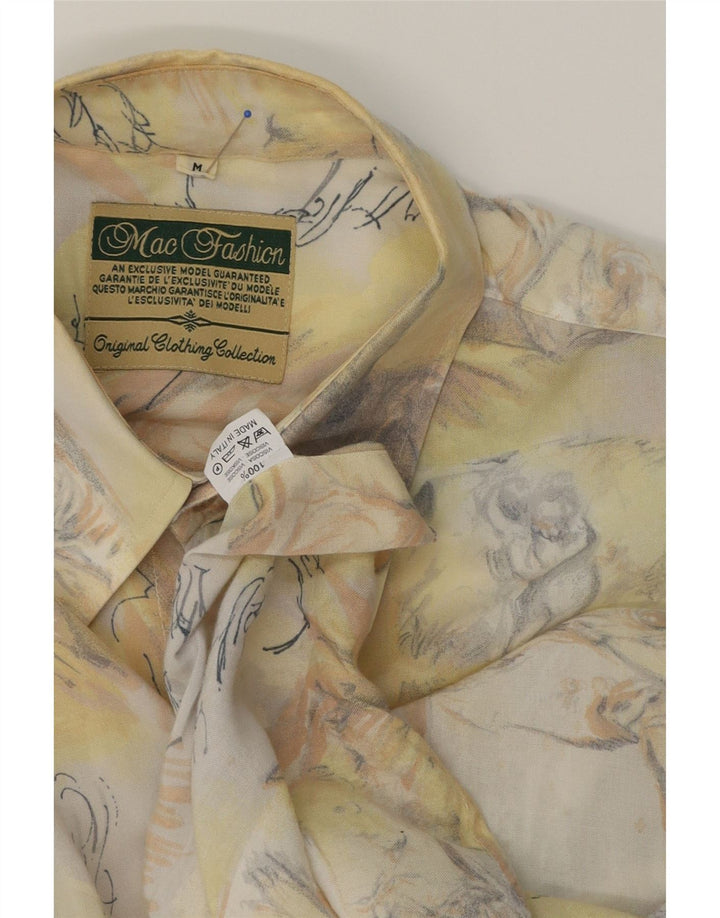 MAC FASHION Chemise à Manches Courtes Homme Multicolore Patchwork Viscose
