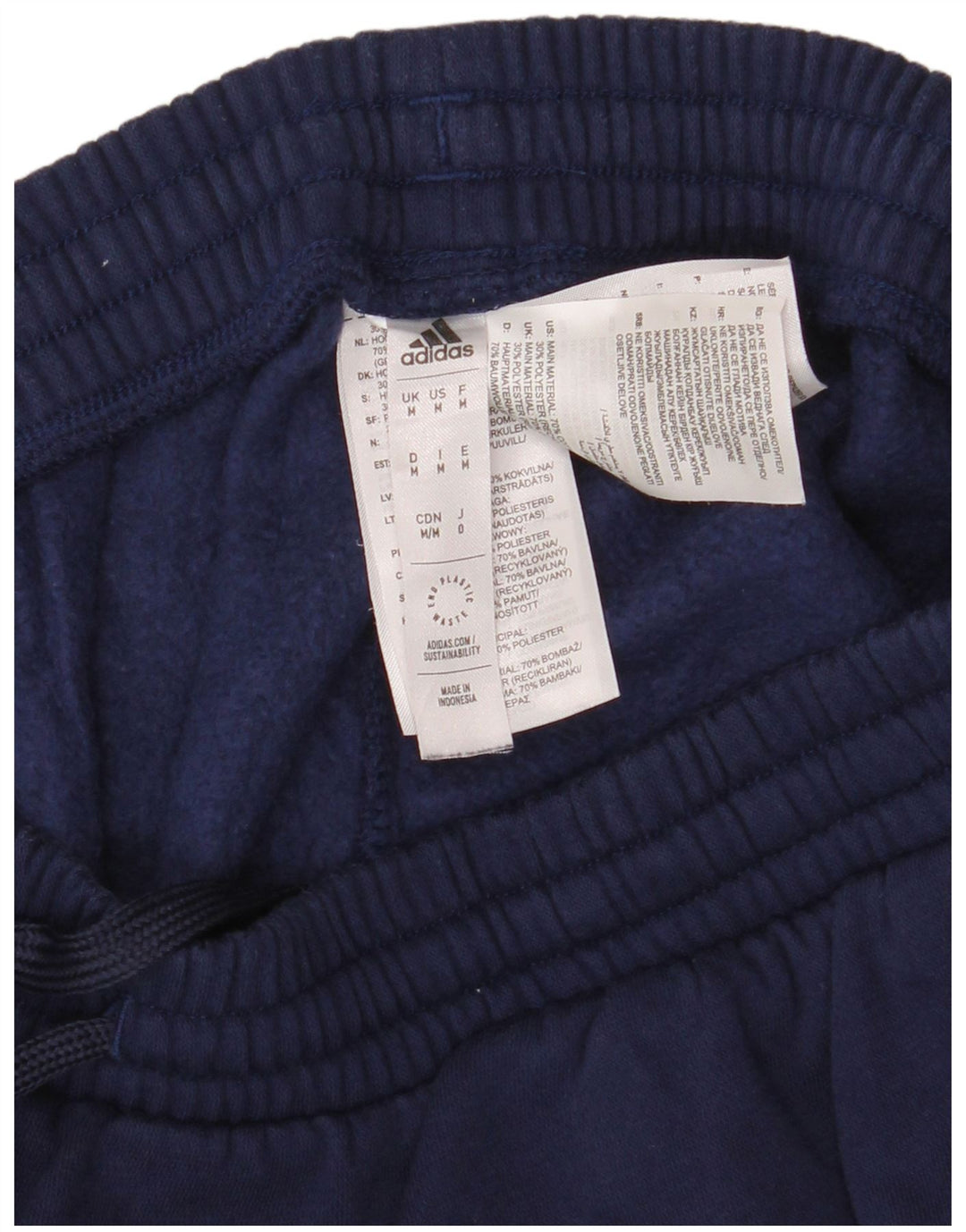 ADIDAS Pantalon de survêtement pour homme en coton bleu marine moyen