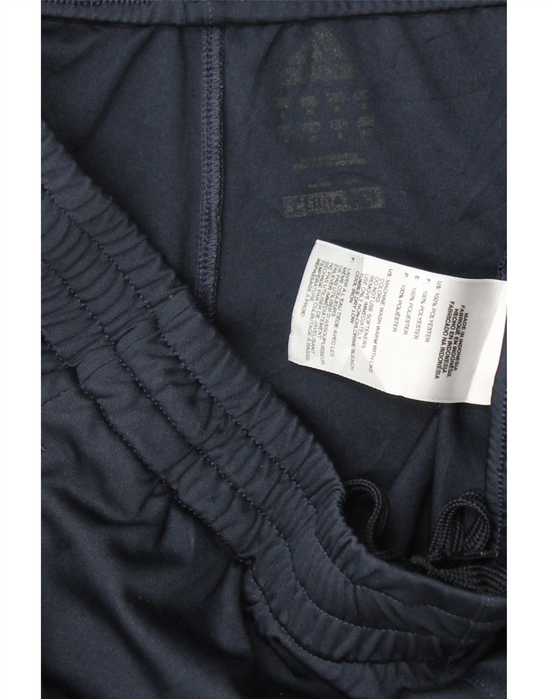 ADIDAS Mens Climalite Tracksuit Trousers Large Navy Blue Colourblock Vintage Adidas and Second-Hand Adidas from Messina Hembry 